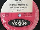 JOHNNY HALLYDAY - RARE SP 45T 7