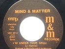 70's modern Soul 45 J. HARRIS MIND & MATTER 1977 VG-