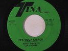 BUDDY BAILEY & CURT MOORE: It's Your Sister / Little Apples 45 rare Blues & R&B
