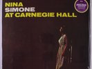 NINA SIMONE: At Carnegie Hall LP (Euro, 180 gram reissue) rare Jazz