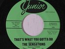 YVONNE BAKER & SENSATIONS: That's What You Gotta Do 45 Soul