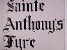 SAINTE ANTHONY'S FIRE: Sainte Anthony's Fyre LP (Austria, Breeder Backtrack Arc