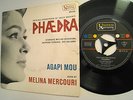 PHAEDRA SOUNDTRACK THEODORAKIS Melina Mercouri Agapi mou Dassin 68 113  asta
