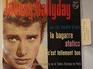 JOHNNY HALLYDAY - EP Spain PS - LA BAGARRE +2 Live - 1963 – EP ESPAGNE REC.EX+