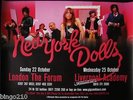 NEW YORK DOLLS 2006 CONCERT POSTER LONDON FORUM 30X40 DAVID JOHANSEN