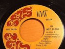Rare Psych Garage 45 The David VMC 716 I'm Not Alone VG Promo Sticker