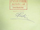 Graham PARKER & The Rumour 1976 LP 'LIVE At MARBLE ARCH' Sleeve SIGNED by PARKER