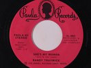 RANDY TRAYWICK: She's My Woman / All The Praises 45 Country
