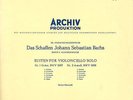 Archiv APM14029-34-61 & AP13034 - Bach - Cello Suites Nos.1-6 - Enrico MAINARDI