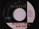 MAXINE BROWN: One Step At A Time / Anything For A Laugh 45 Soul
