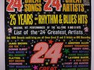 VARIOUS: 25 Years Of Rhythm & Blues Hits LP (Mono, slight cover wear) Blues & R