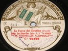 Milano Fonotipia La Forza Del Destino Verdi G. Taccani 92495/96 Opera Record OLD