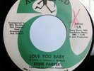 Eddie Parker - Love You Baby / Love You Baby inst. 45 Ashford orig soul