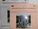 RAMPAL FLUTE VEYRON-LACROIX HAENDEL FLUTE 1stFRENCH 2 LP STEREO ERATO 50208/9