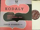 JANOS STARKER / KODALY sonata for cello / PERIOD SPL 510