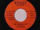 PARAGONS: The Vows Of Love / Twilight 45 Vocal Groups