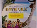 WEBLEY EDWARDS: Hawaii Calls LP (Mono, side logo rainbow lbl) Easy Listening