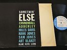 Cannonball Adderley Miles Davis Somethin Else Blue Note MONO Deep Groove 1595