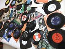 COLLECTION 42 SINGLE RECORDS, BEATLES, STONES, WHO, ETC. GREAT MIX. EX/V/GOOD.