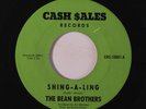 BEAN BROTHERS: Shing-a-ling / Hey There 45 (almost M-) Soul
