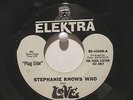 Love  Elektra 45608  Stephanie Knows Who/Orange Skies  Rare White Label Promo
