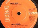 Rare Original UK Press 45 David Bowie Andy Warhol / Changes RCA 2160
