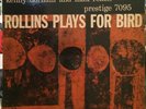 SONNY ROLLINS Plays For Bird LP PRESTIGE 7095 orig dg mono 446 W. 50th NYC RVG