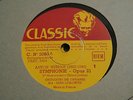 Rene Leibowitz - Anton Webern: Symphony, Opus 21 CLASSIC 2x78rpm France