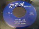 THE TEEN QUEENS - EDDIE MY LOVE RARE 45 ON RPM VG++