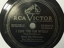 78 Rpm Sonny Boy Williamson Southern Dream/I Love You For Myself VG+ 1949 US 10