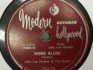 78 Rpm John Lee Hooker & His Guitar Hobo Blues / Hoogie Boogie VG- 1949 Blues
