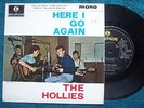 EX+ UK PARLOPHONE EP - THE HOLLIES - HERE I GO AGAIN