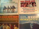 4 The Beach Boys vinyl LP lot: Surfer Girl, Best Of, Today, Surfin' USA ,stereo