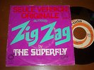 THE SUPERFLY - ZIG ZAG , PORTUGAL 7'' 45 JEAN MICHEL JARRE PROMO STAMP RARE