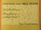 RIVERSIDE 291 MONO DG EVERYBODY DIGS BILL EVANS  SUPER RARE NEAR MINT