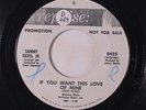 SAMMY DAVIS, JR.: If You Want This Love Of Mine / The Second Beset Secret Agent