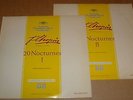 CHOPIN  20 Nocturnes STEFAN ASKENASE solo PIANO 1957 DGG LPM 18 262 & 263 ED1 NM