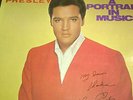 Genuine Signed Elvis Presley LP a portrait in music