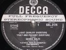 SXL 2174 WBg, GEORG SOLTI / Suppé Overtures, DECCA FIRST RELEASE, RARE ED1
