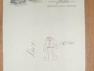 KURT COBAIN NIRVANA ORIGNAL SIGNED HEADED PAPER AND DRAWING