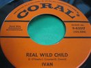 EX- Rockabilly 45 : Ivan   Buddy Holly   Real Wild Child   Coral 9-62017