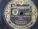 78rpm JOSH WHITE house of the risin` sun / strange fruit