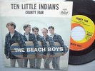 BEACH BOYS Ten Little Indians b/w County Fair RARE CAPITOL Picture Sleeve 45 E80