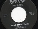 Rudy Lambert/Gp-That Old Feeling-Rhythm Doo Wop 45 