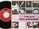 THE JAM THAT`S ENTERTAINMENT SPANISH 45+PS 1980 MOD REVIVAL QUADROPHENIA WELLER