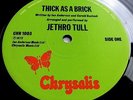 JETHRO TULL Thick As A Brick 1972 UK CHRYSALIS 1st WHITE i 1st PRESS - NEAR MINT
