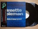 ORNETTE COLEMAN Paris Concert JAPAN ORIG DOUBLE LP W/OBI 10 LIVE FLYERS INCLUDED