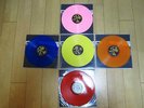 U2  RARE THE JOSHUA TREE COLOR VINYL 5 SET SWEDISH