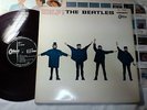 BEATLES HELP JAPAN ORIGINAL ODEON RED WAX OP-7387 PINUP LONG PLAYING on label