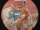 DEATH - Leprosy  PIC LP 1988 - 1st  press TOP - FLAG 24